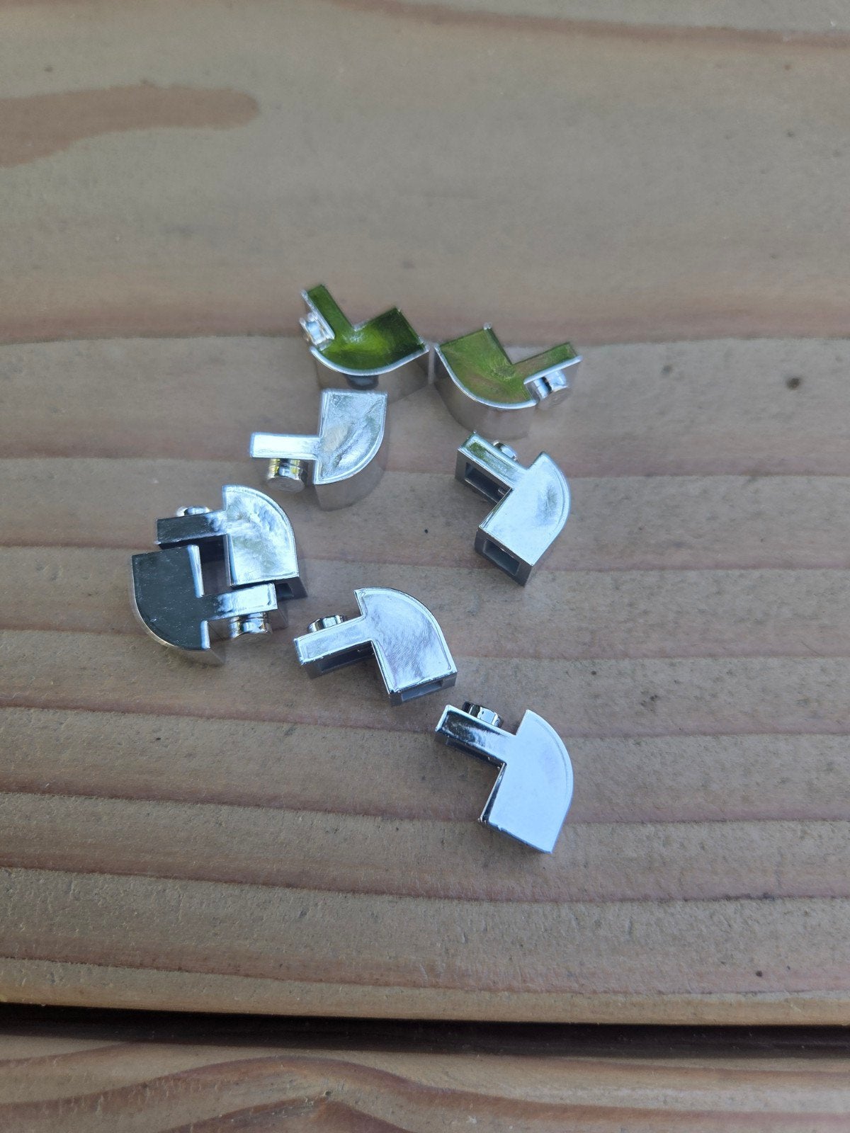 8x Originele LEGO Chrome Silver Curved Slopes (6091), Kinderen en Baby's, Speelgoed | Bouwstenen, Ophalen of Verzenden, Nieuw