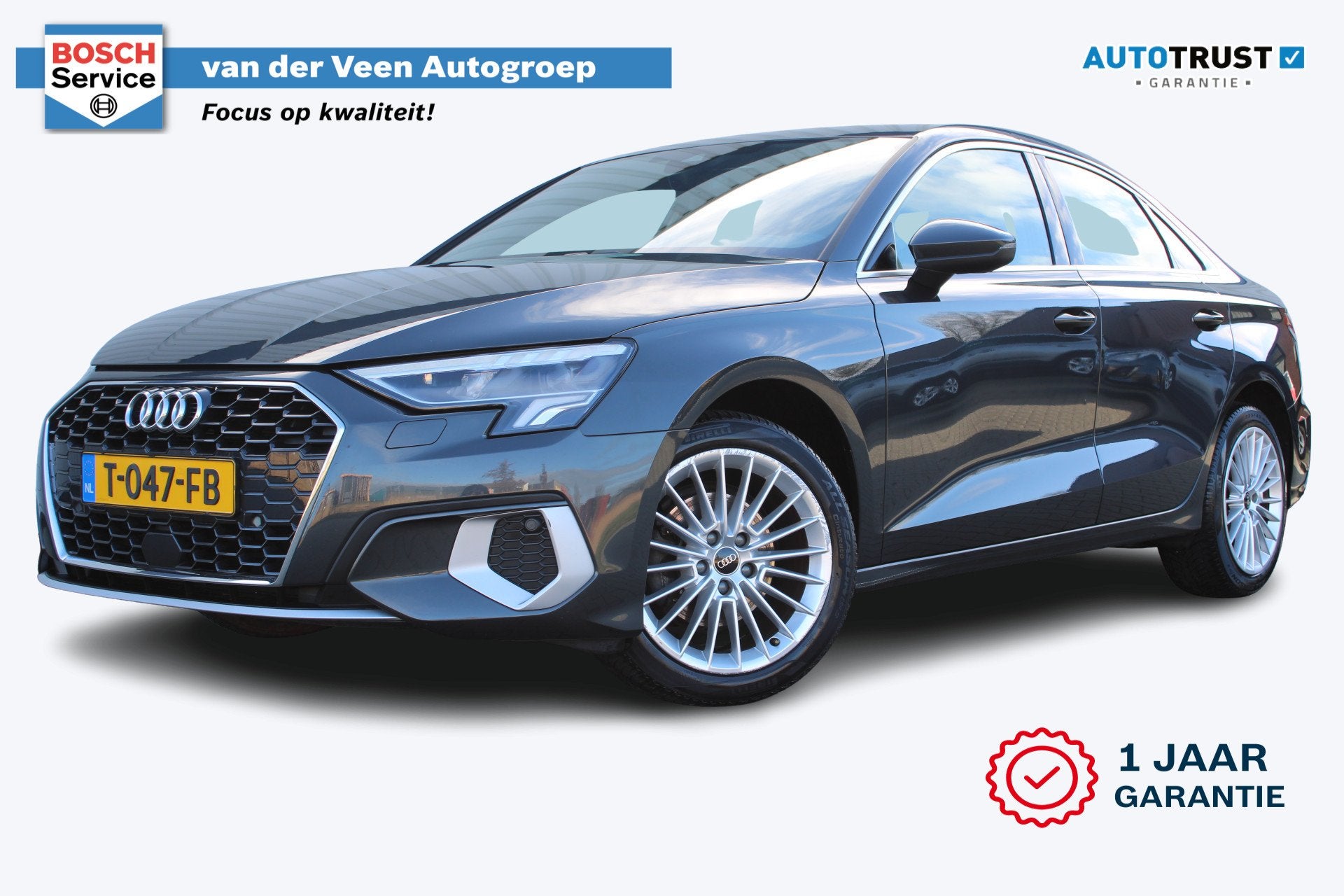 Audi A3 Limousine 30 TFSI Advanced edition | Incl. 12 maande, Auto's, Audi, 12 maanden, Stof, Gebruikt, Origineel Nederlands