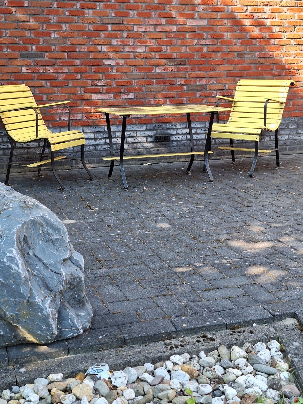 Tuin set, Ophalen
