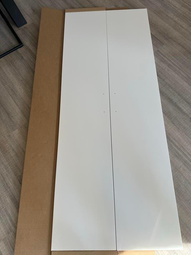 IKEA Veddinge Kastdeuren - Wit (2 stuks), Huis en Inrichting, Kasten | Kledingkasten, Ophalen, Minder dan 50 cm, 200 cm of meer
