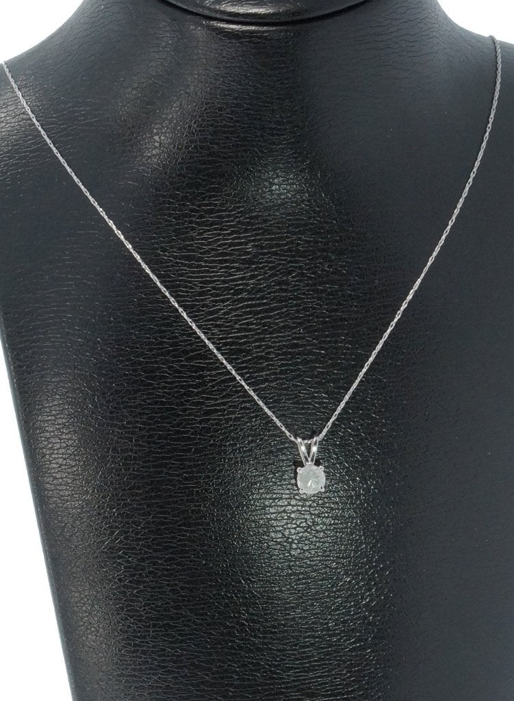 Grote diamant 0,37ct hanger ketting briljant dames 14k goud, Voordeelsieraden, Ophalen of Verzenden, Zo goed als nieuw, Met edelsteen