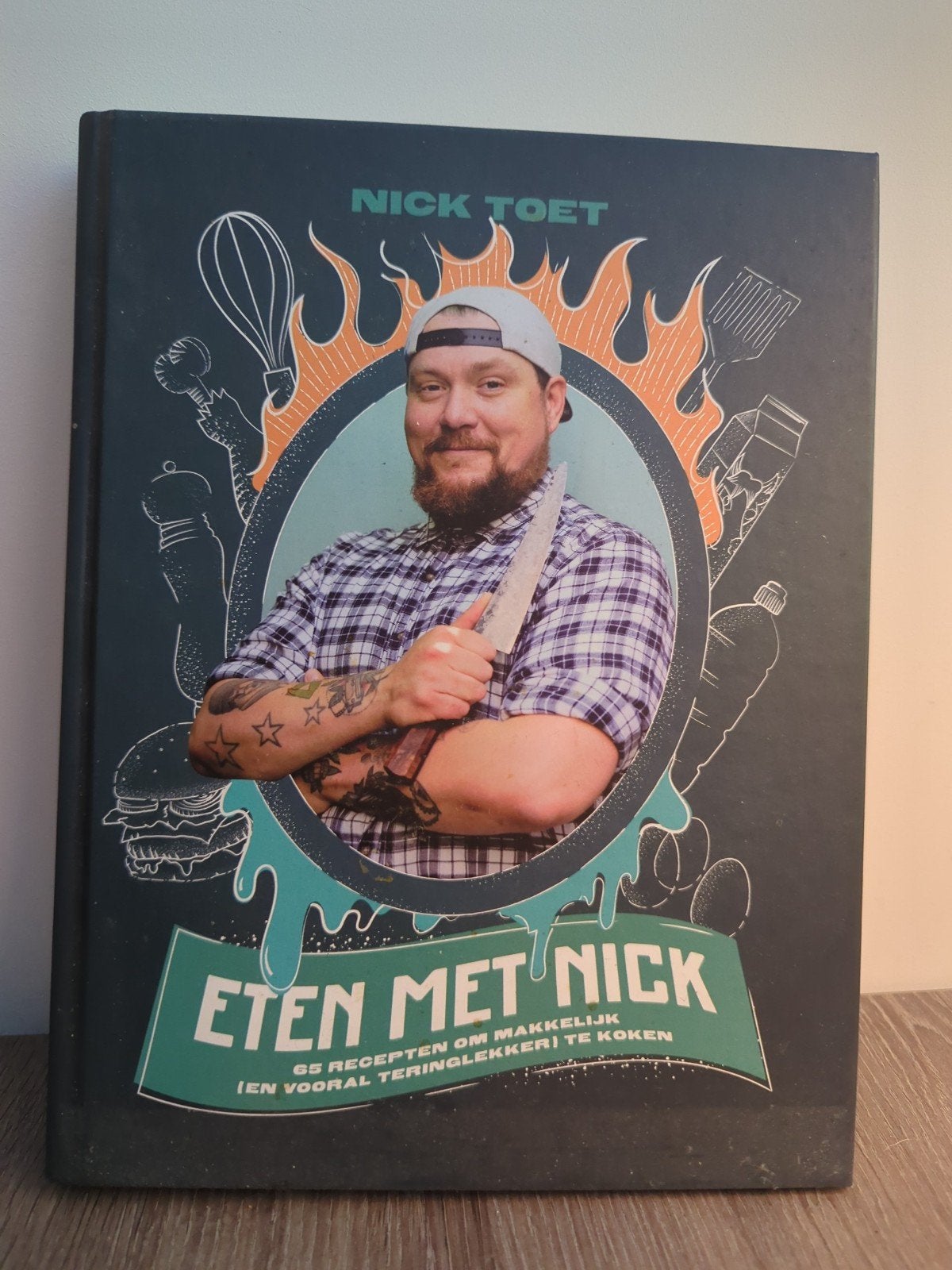 Eten met Nick - Kookboek van Nick Toet, Boeken, Kookboeken, Zo goed als nieuw, Hoofdgerechten, Overige typen, Overige gebieden