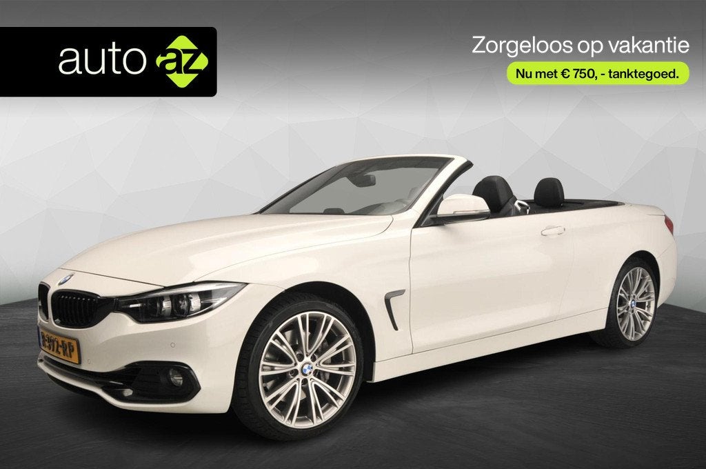BMW 4 Serie Cabrio 440i xDrive Leder / Sportstoelen / Camera, Auto's, Automaat, 4-Serie, Cabriolet, 4 stoelen