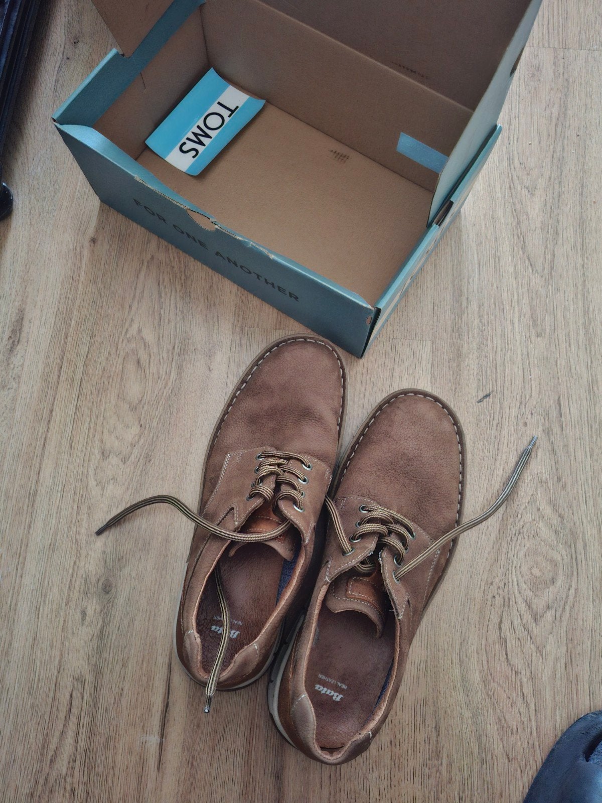 Bata bruine veterschoenen - Zo goed als nieuw, Ophalen