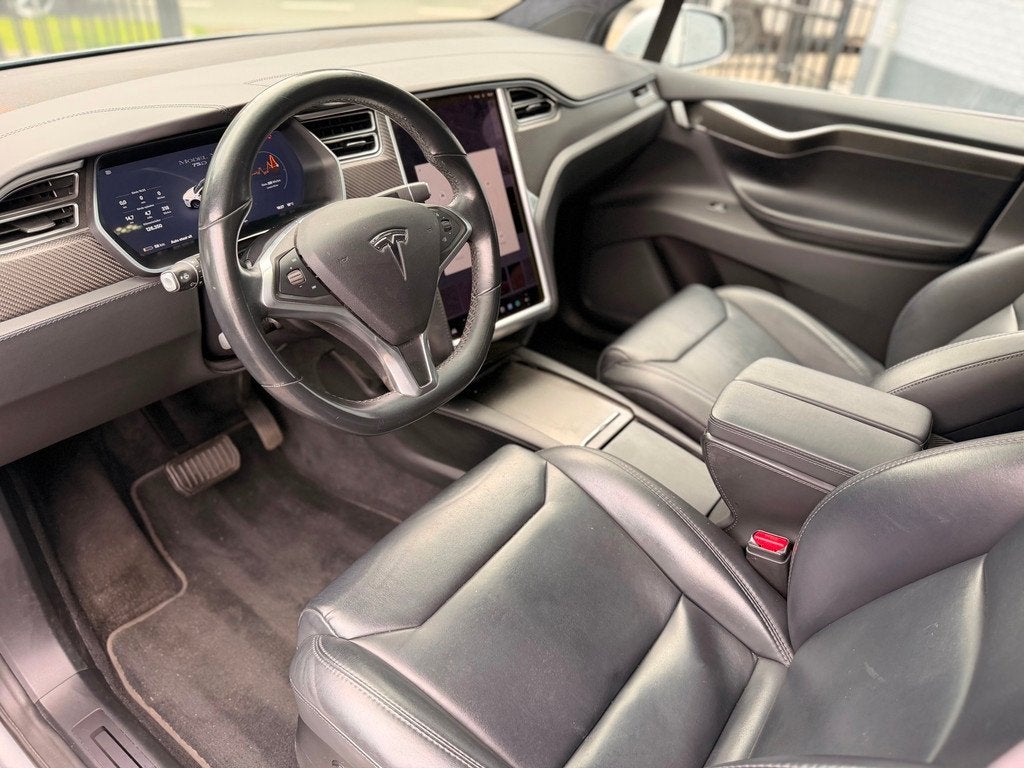 Tesla Model X 75D Base | AUTOPILOT | PANO | LEDER | ORG NL |, Automaat, Model X, Gebruikt, Zwart