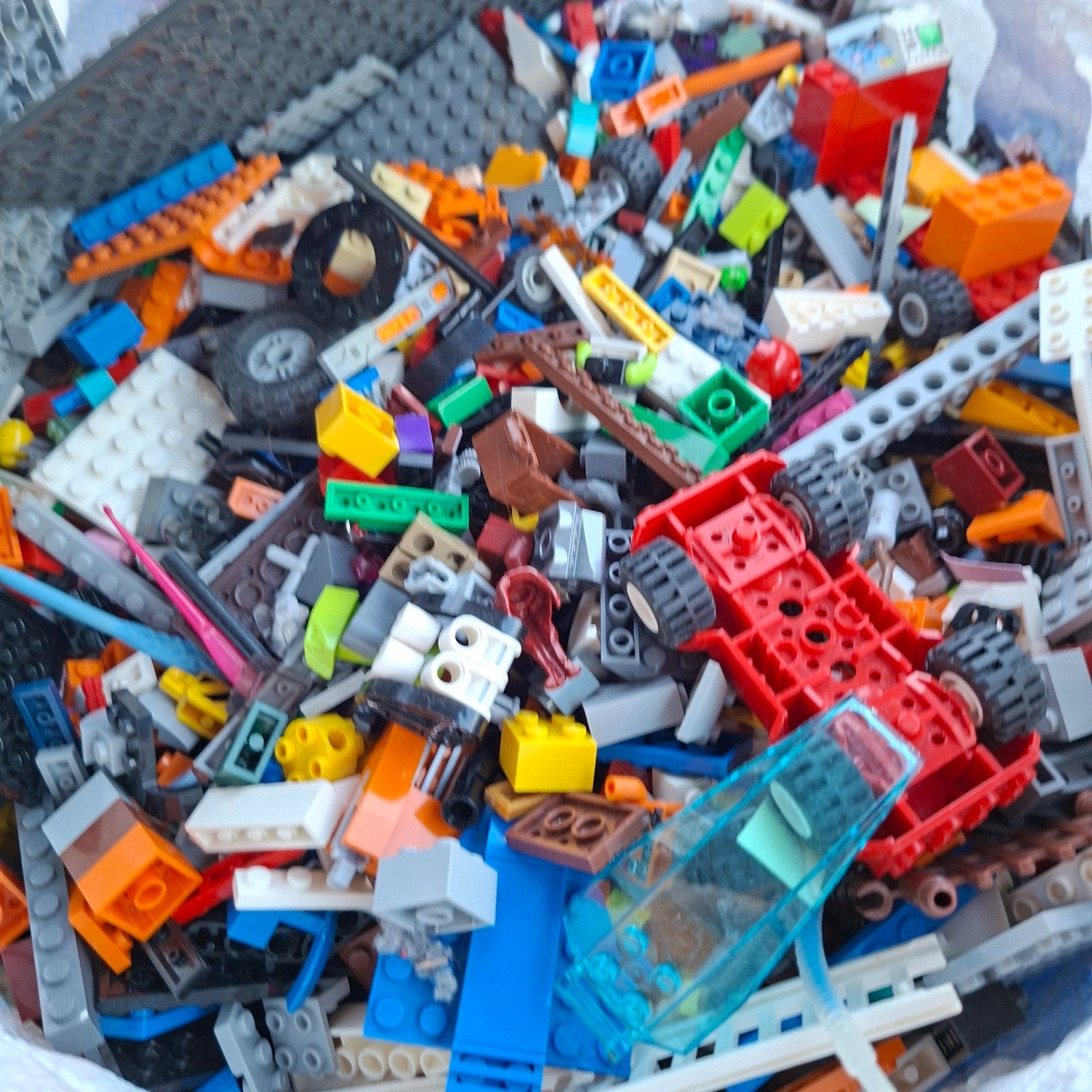 Lego ca. 10 kg diverse blokjes, Gebruikt, Inclusief extra onderdelen, Lego, Ophalen of Verzenden