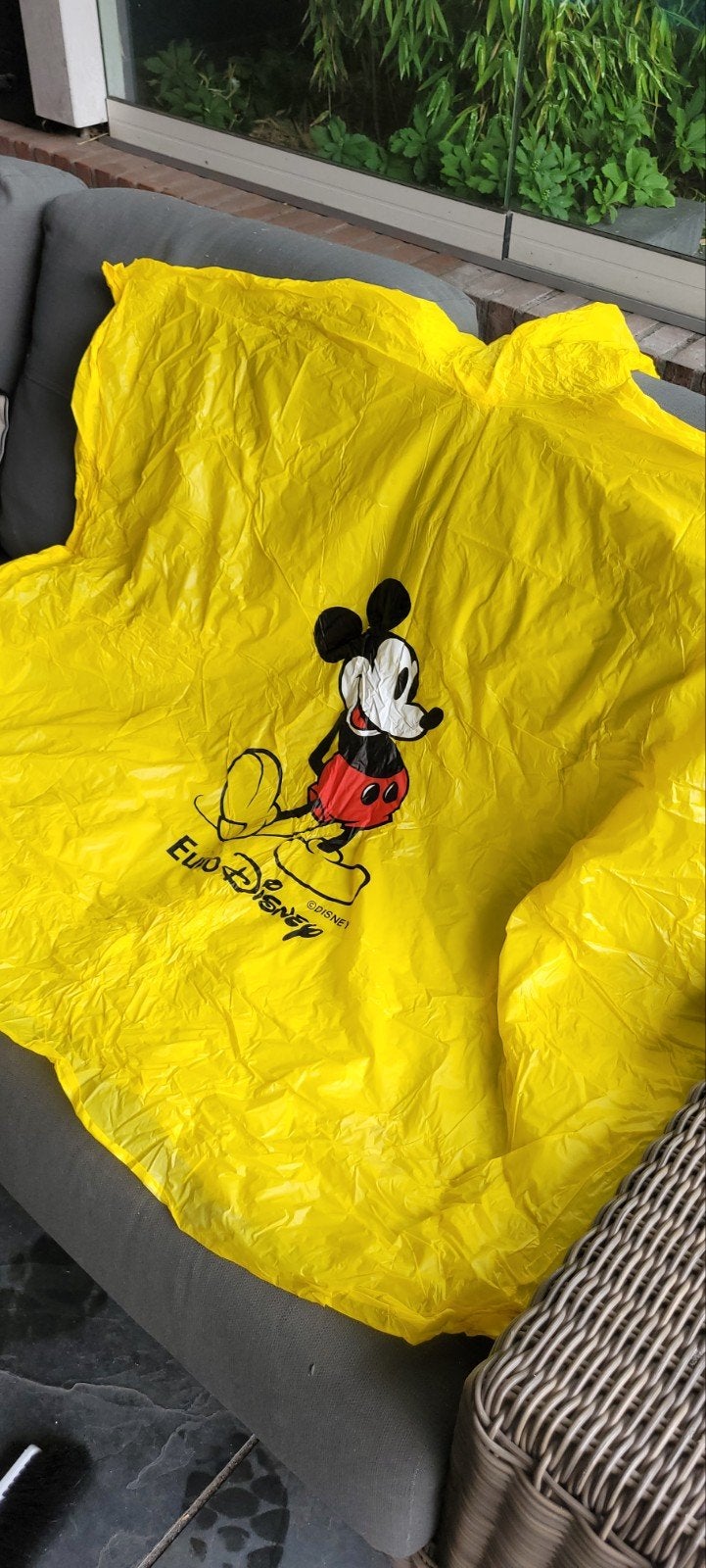 Poncho Eurodisney, Verzamelen, Ophalen of Verzenden, Mickey Mouse, Zo goed als nieuw, Kleding of Textiel