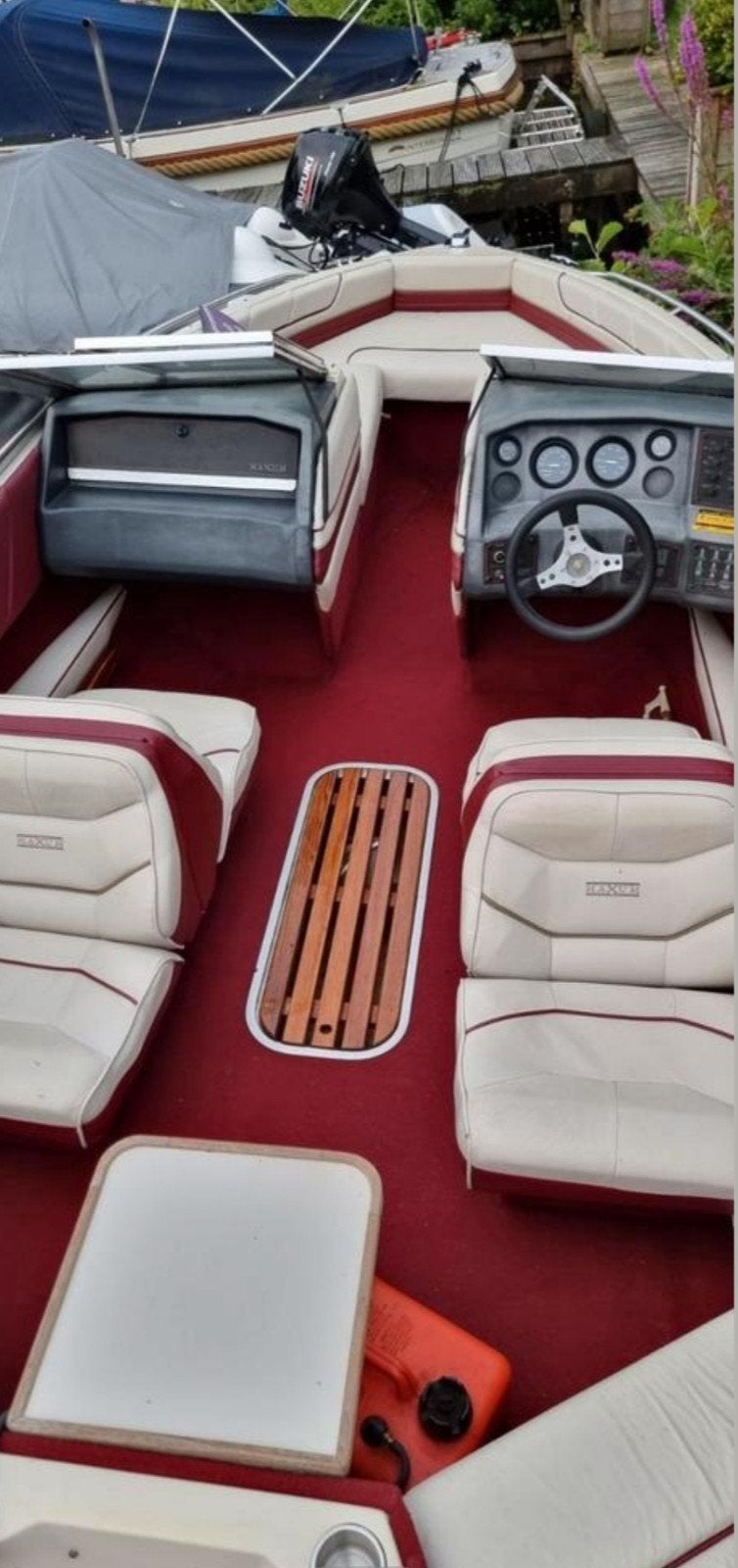 Maxum €7000 !!! speedboot met 40 PK SUZUKI EFI motor +traile, Watersport en Boten, Ophalen, Overige merken, Elektrische start