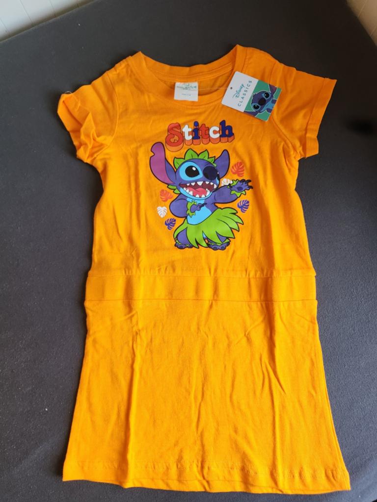 Disney oranje jurk Stitch 104-110 NIEUW *, Kinderen en Baby's, Kinderkleding | Maat 104, Ophalen of Verzenden, Nieuw, Meisje, Jurk of Rok