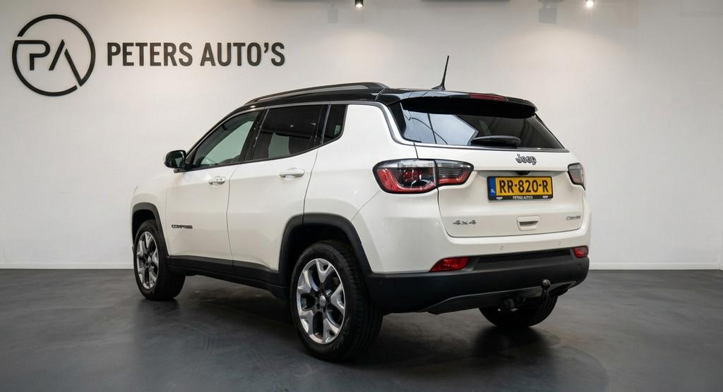 Jeep Compass 1.4 MultiAir Limited 4x4 Panoramadak/Leder/Trek, Automaat, 450 kg, Gebruikt, Euro 6