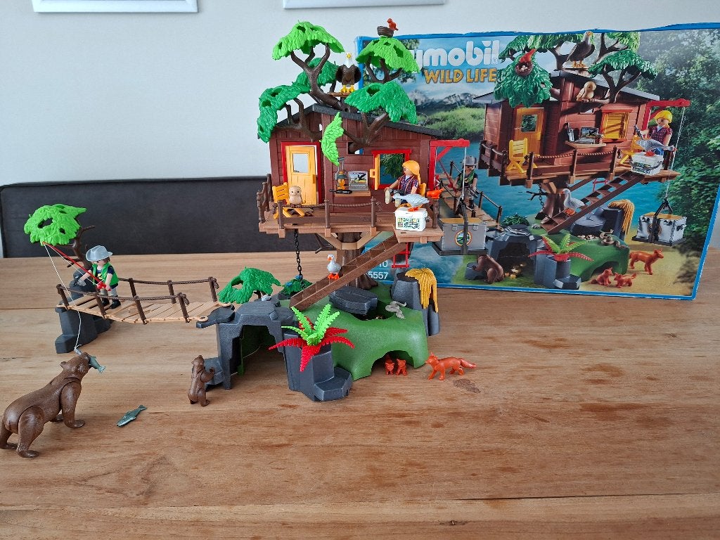 Playmobil Avontuurlijke Boomhut 5557, Ophalen, Wild life, Complete set, Overige typen