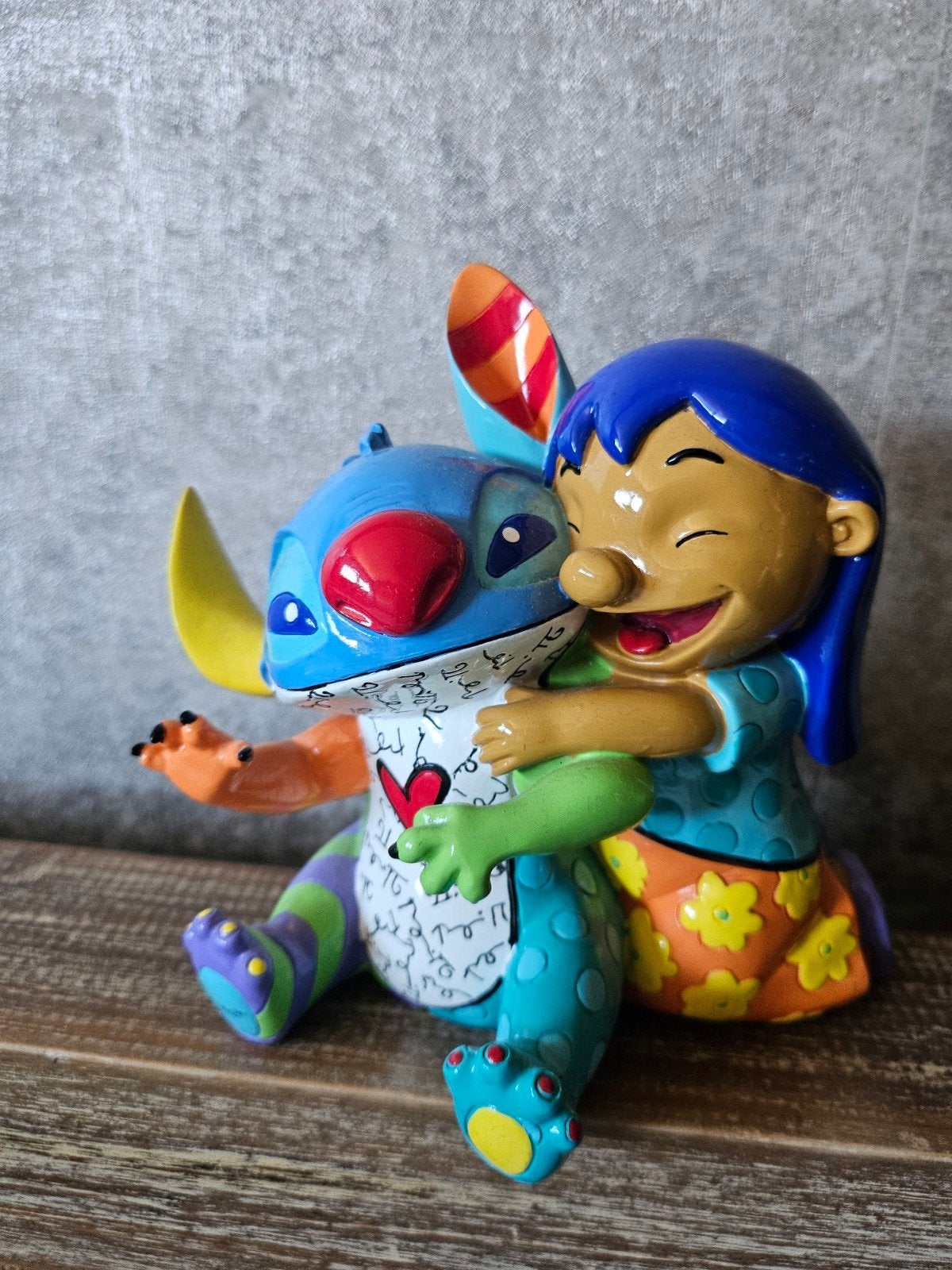 Disney Britto Lilo en Stitch, Ophalen of Verzenden, Overige figuren, Zo goed als nieuw, Beeldje of Figuurtje