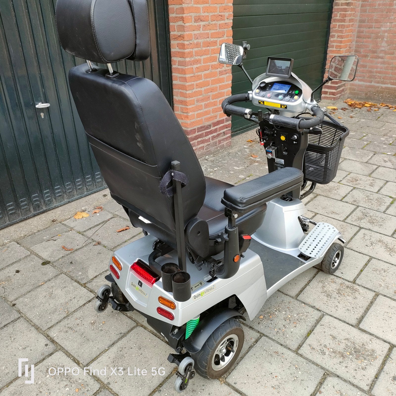 Quingo Vitesse 2 met 488 km op de teller, Ophalen