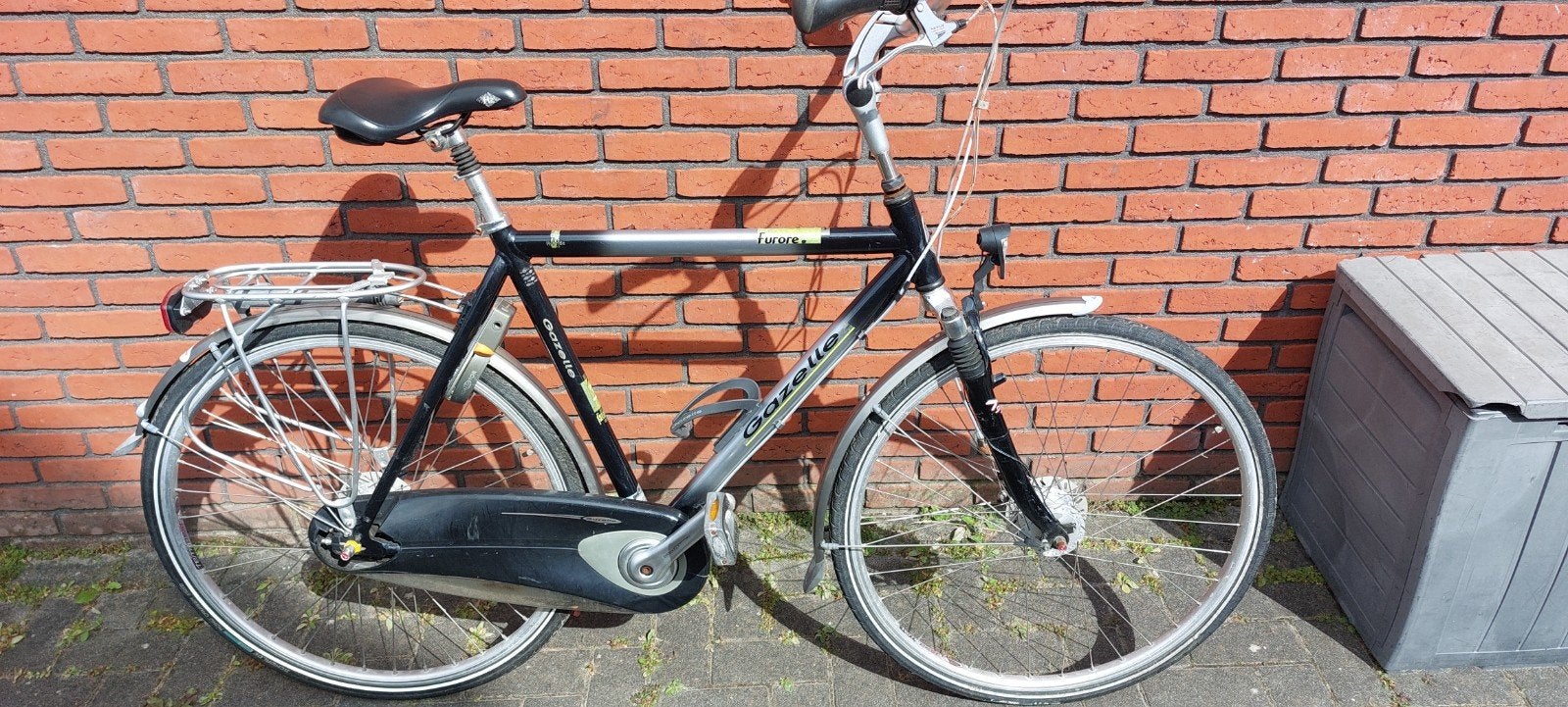 Gazelle Furore herenfiets - 57 cm frame, Ophalen, Gebruikt, Versnellingen, 57 tot 61 cm