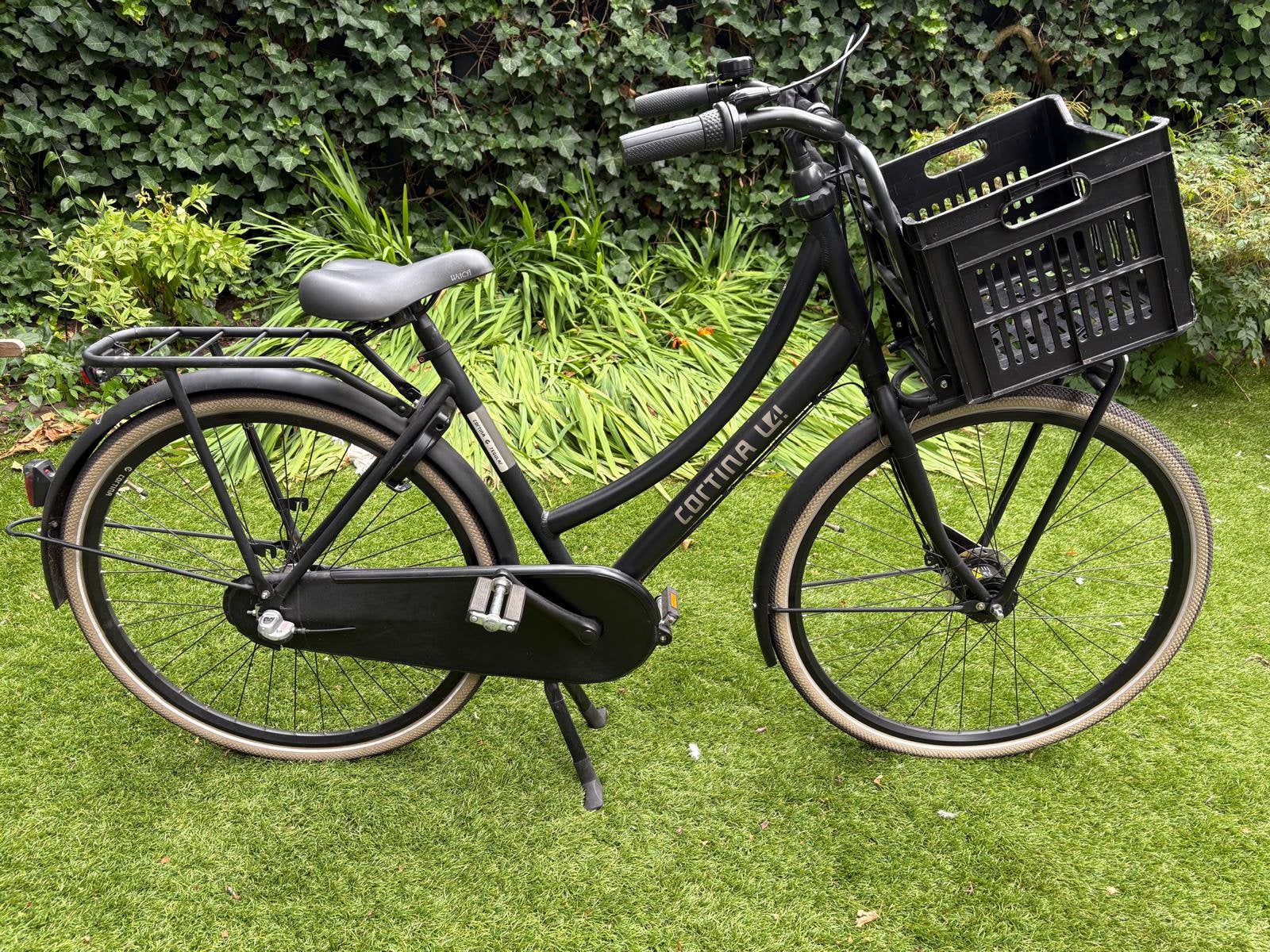Cortina U4 Transport 28” – z.g.a.n. – naafdynamo – 2025, Terugtraprem, Versnellingen, Ophalen of Verzenden, Zo goed als nieuw