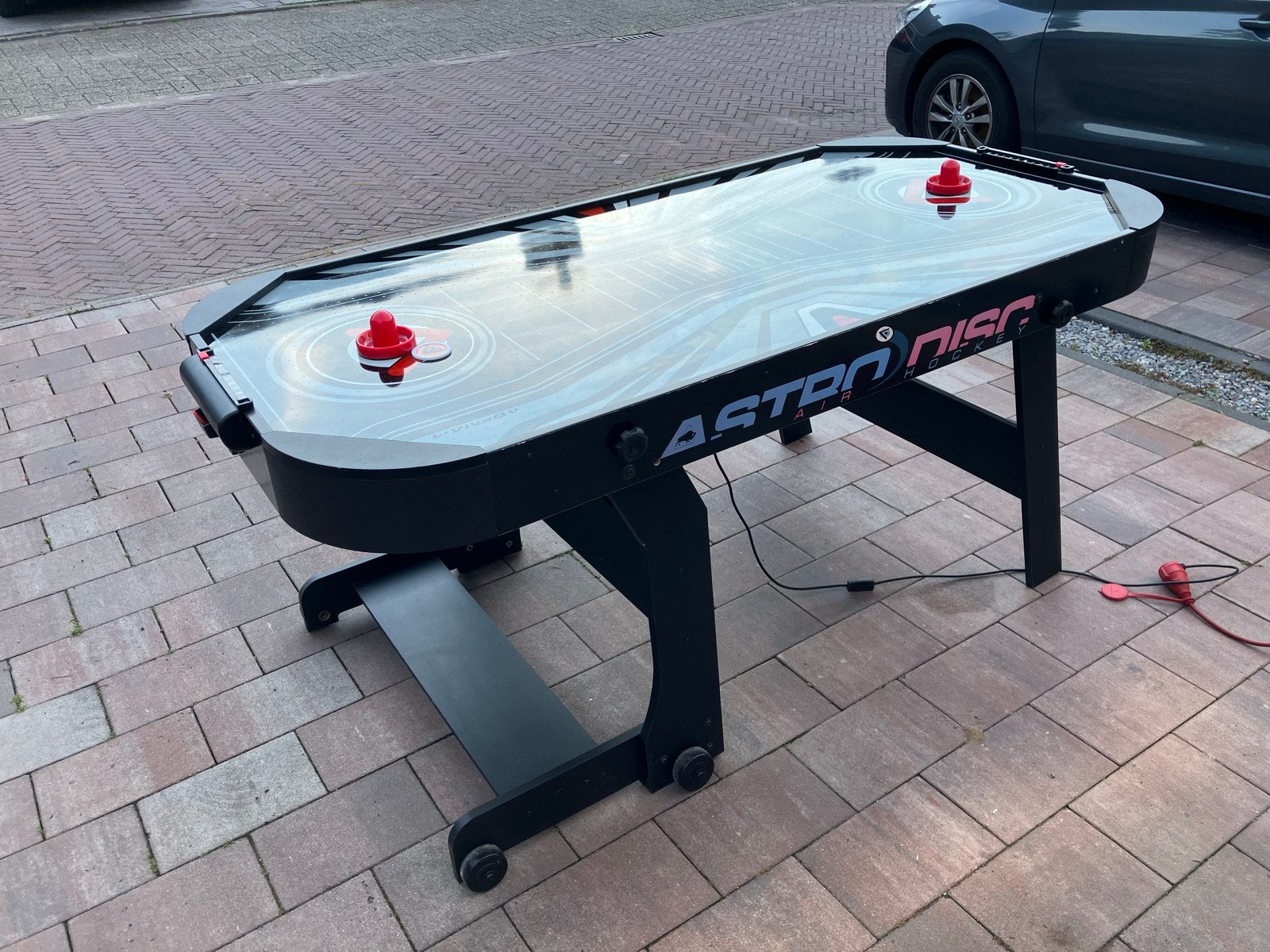 Airhockey tafel Astro Disc - Inklapbaar, Ophalen, Zo goed als nieuw
