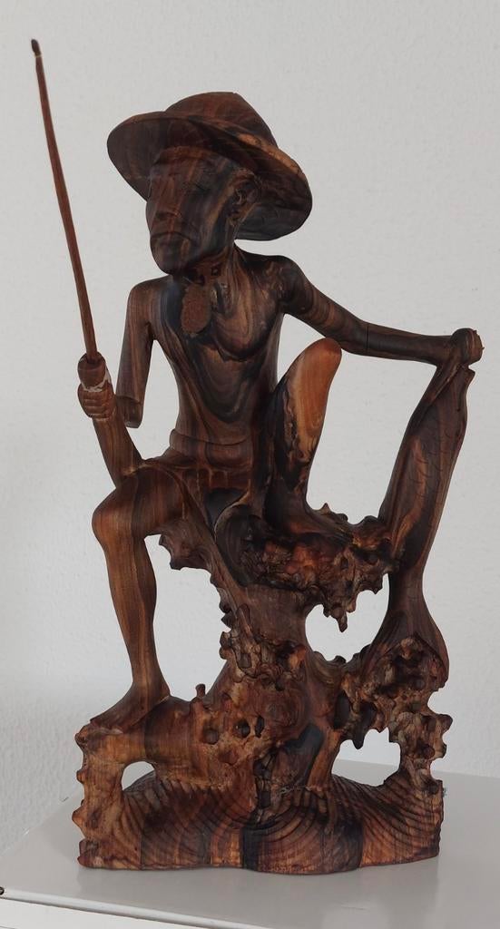 Indonesisch houtsnijwerk voor €65, Antiek en Kunst, Kunst | Beelden en Houtsnijwerken, Houtsnijwerk, Ophalen of Verzenden, 20 - 50 cm