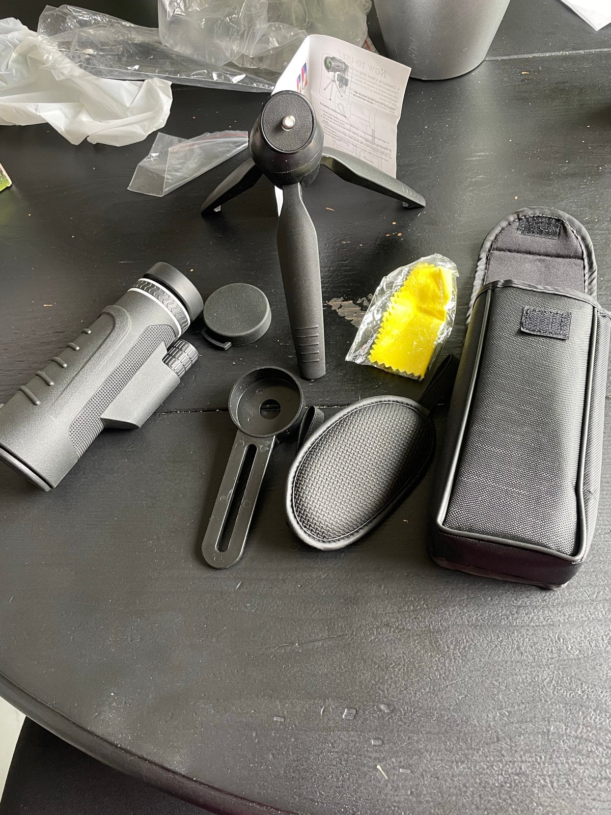 Vultus Monoculaire Telescoop met Statief en Telefoonhouder, Onderdelen of Toebehoren, Met statief, Ophalen of Verzenden, Zo goed als nieuw