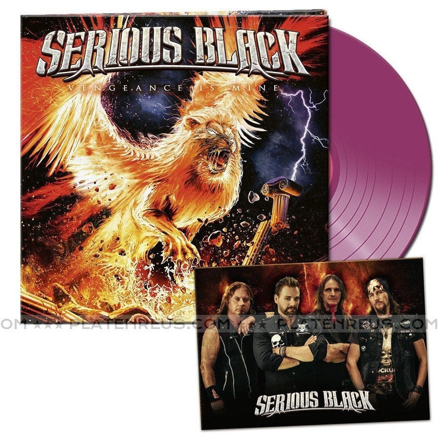 LP Serious Black – Vengeance Is Mine LMTD Violet Vinyl Nieuw, Cd's en Dvd's, LP, Ophalen of Verzenden, Geseald, 12 inch