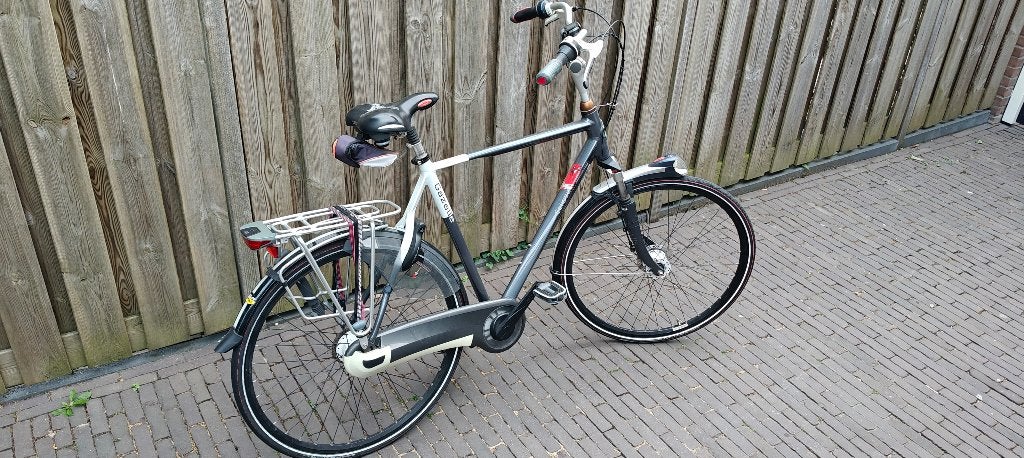Herenfiets Gazelle 61, Ophalen, Gebruikt, Versnellingen, 57 tot 61 cm