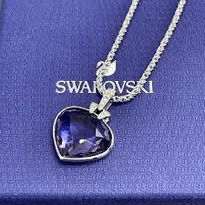 Swarovski TITANIC HART OCEANIC Ketting Paars Hart, Paars, Ophalen of Verzenden, Zo goed als nieuw, Overige materialen