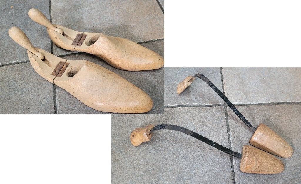 Houten schoenspanners, Kleding | Heren, Schoenen, Ophalen of Verzenden, Gedragen, Overige kleuren, Slippers