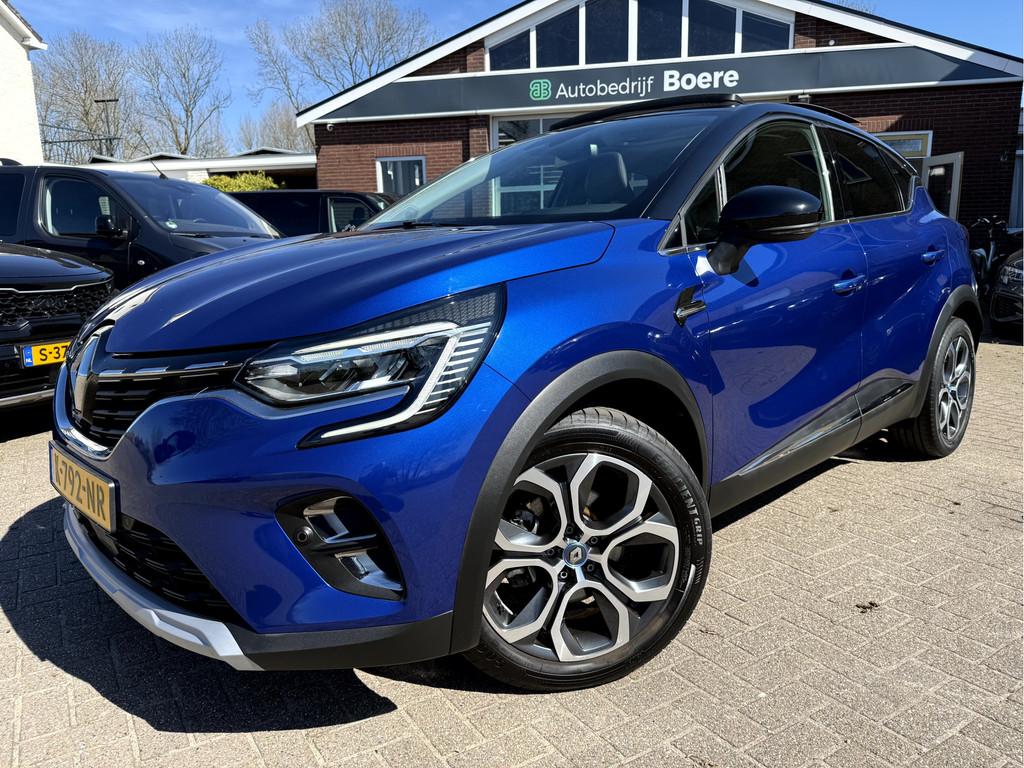 Renault Captur 1.6 E-Tech Plug-in Hybrid 160 Edition One Pan, 77 km/l, Gebruikt, 4 cilinders, Blauw