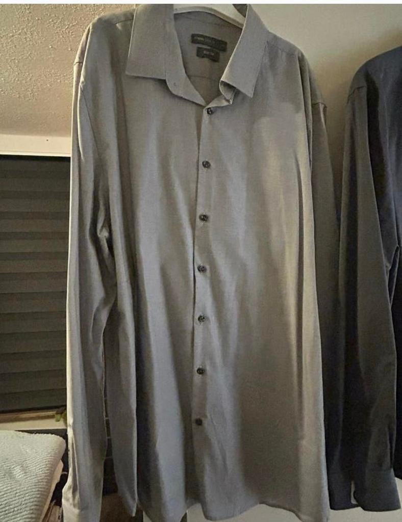 Angelo Litrico Slim Fit overhemd - Halswijdte 44, Kleding | Heren, Overhemden, Angelo Litrico, Ophalen of Verzenden, Zo goed als nieuw