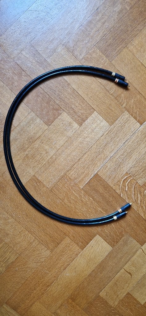 Nirvana S-L rca interlink 1 meter, Ophalen, Gebruikt, Minder dan 2 meter, Interlink-kabel