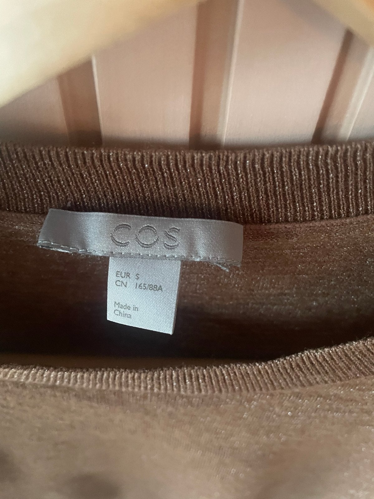 COS Bruine Trui Maat S, Ophalen, Zo goed als nieuw, Maat 36 (S), Bruin