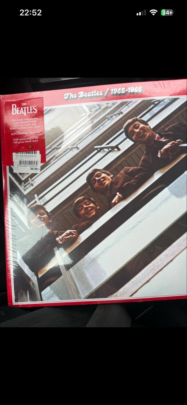 The Beatles - 1962-1966 (Rode Album) Dubbel-LP, Cd's en Dvd's, Pop, Geseald, Ophalen of Verzenden, 12 inch