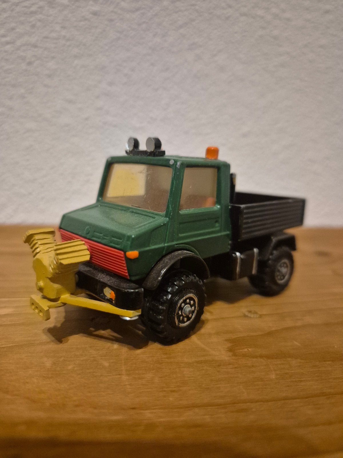 Aangepaste Merceders Unimog 1978. Matchbox Lesney, Ophalen of Verzenden, Gebruikt