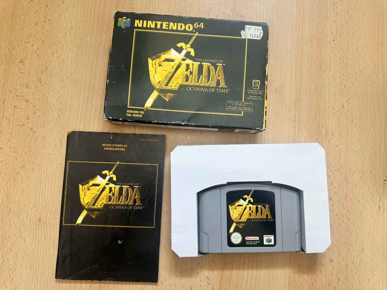 Zelda Ocarina Of Time CIB !, Avontuur en Actie, 1 speler, Ophalen of Verzenden, Zo goed als nieuw