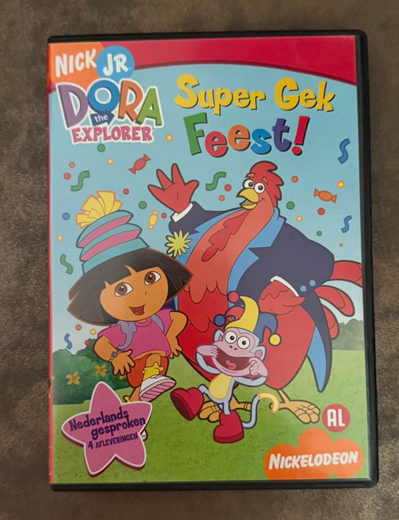 Dora the Explorer: Super Gek Feest! (DVD), Avontuur, Gebruikt, Alle leeftijden, Ophalen of Verzenden