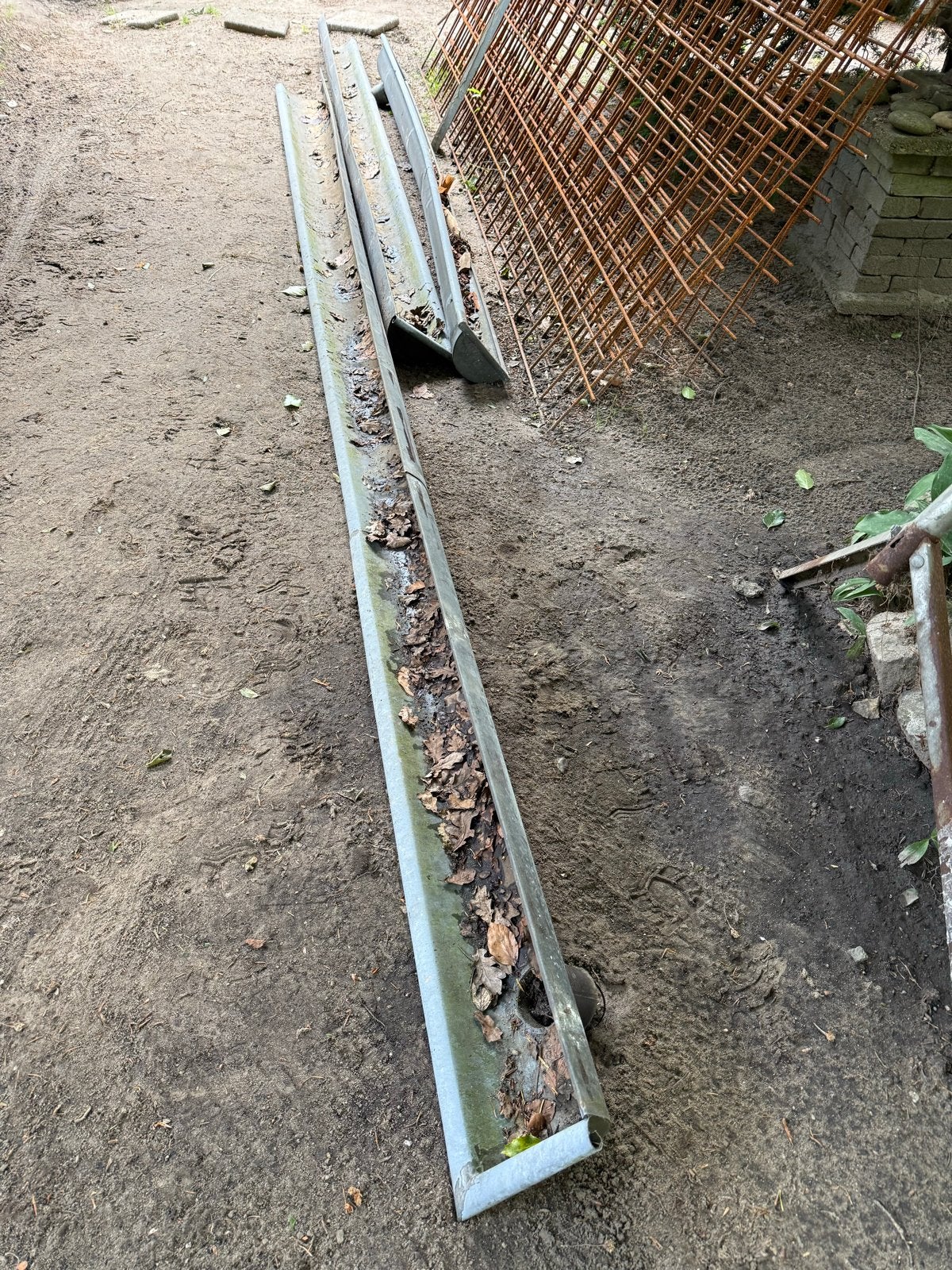 Zinken dakgoten, gebruikt, Gebruikt, 6 meter of meer, Ophalen of Verzenden, Zink