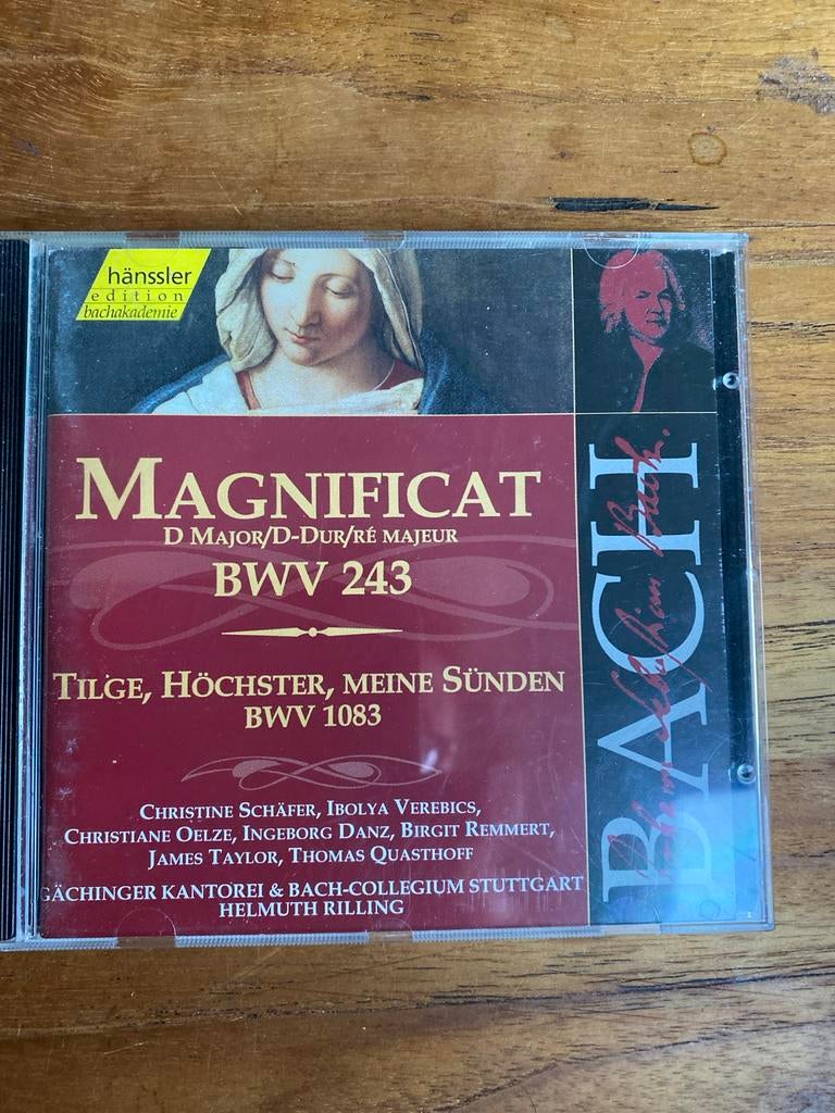 Bach: Magnificat BWV 243 & Tilge, Höchster, meine Sünden, Ophalen of Verzenden, Barok, Zo goed als nieuw, Vocaal