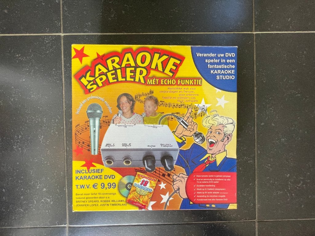 Karaoke speler., Audio, Tv en Foto, Karaoke-apparatuur, Ophalen of Verzenden, Nieuw, Complete set