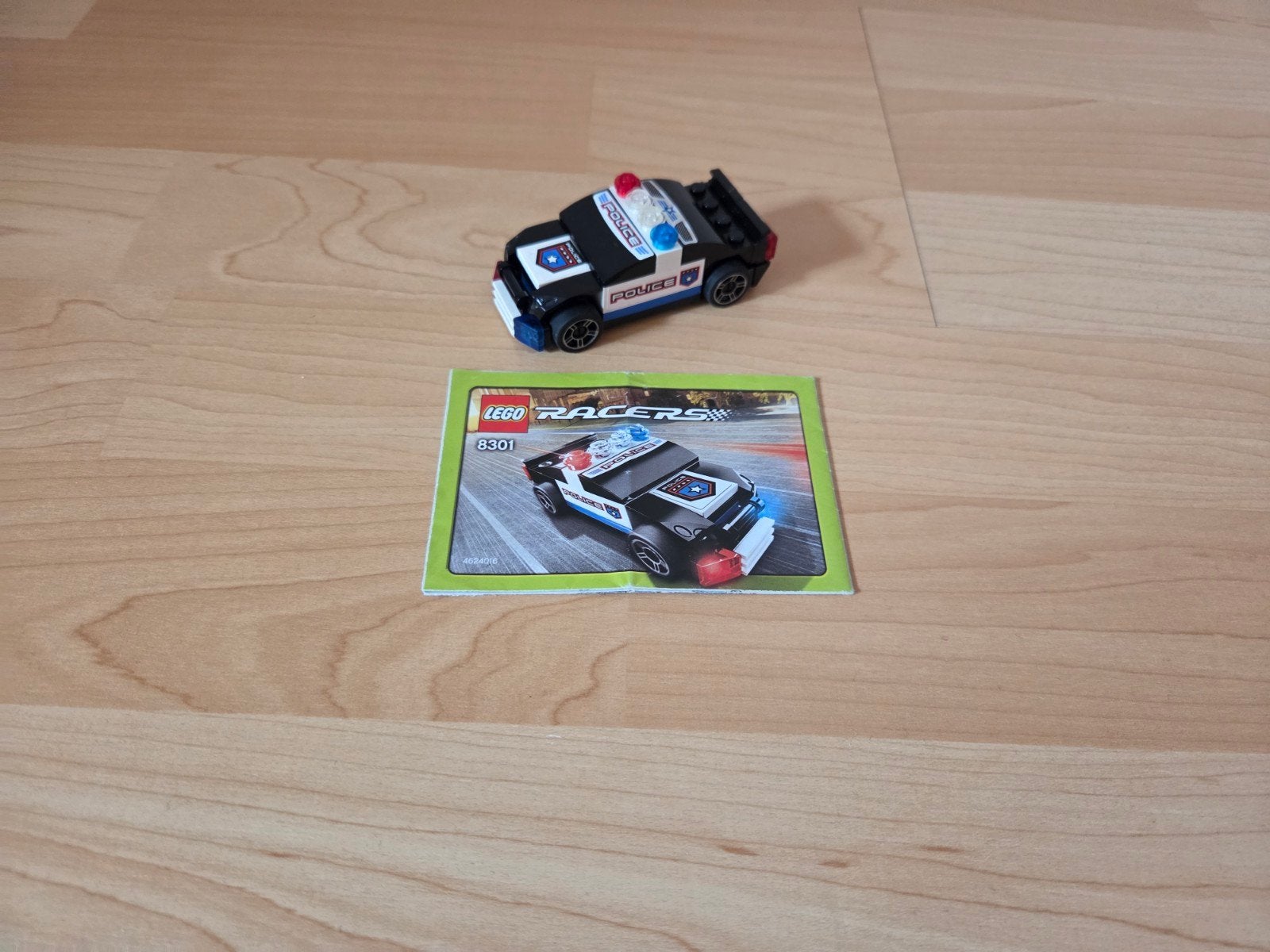 Lego Racers 8301 Politieracer, Kinderen en Baby's, Lego, Inclusief instructies, Ophalen of Verzenden, Zo goed als nieuw