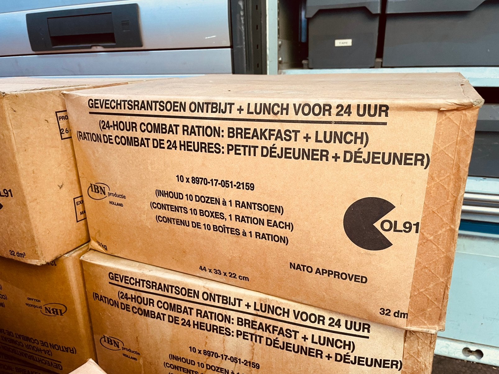 Ration NL leger rantsoen ontbijt/lunch noodrantsoen, Ophalen of Verzenden, Landmacht, Nederland