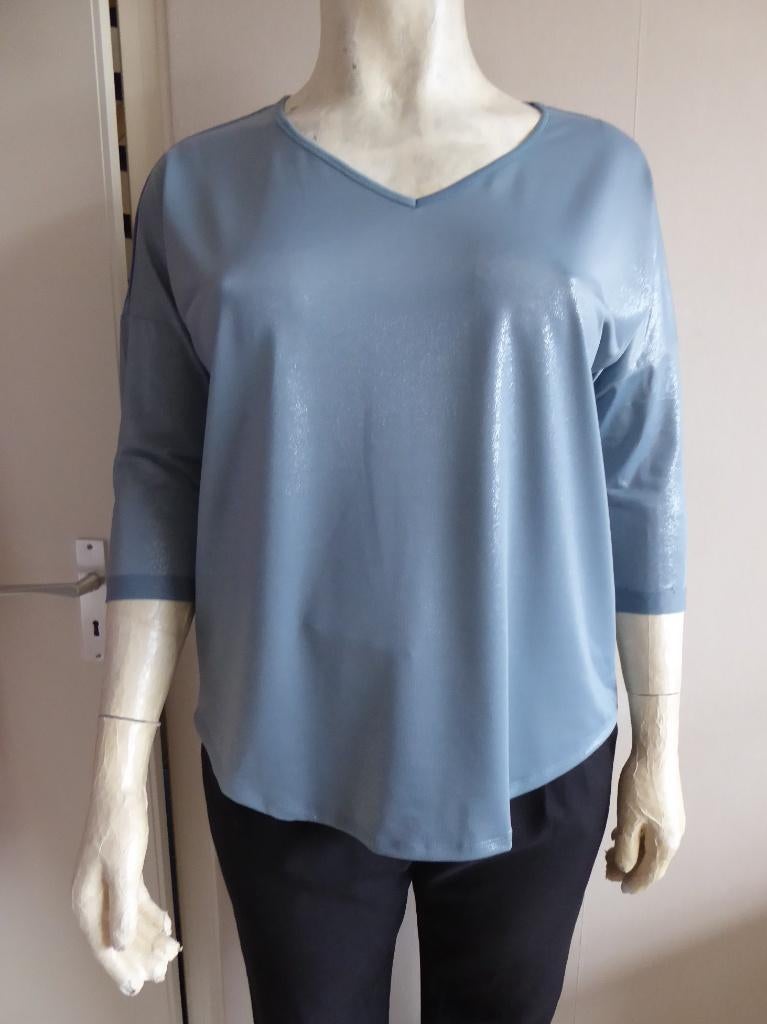 330... nieuwe tuniek maat 44 - 46, Ophalen of Verzenden, Nieuw, Blauw, Blouse of Tuniek