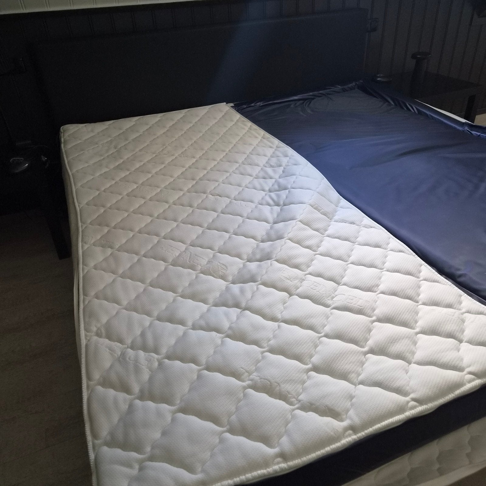Gratis 2-persoons waterbed ., Huis en Inrichting, Ophalen, Tweepersoons, Overige maten, Gestabiliseerd