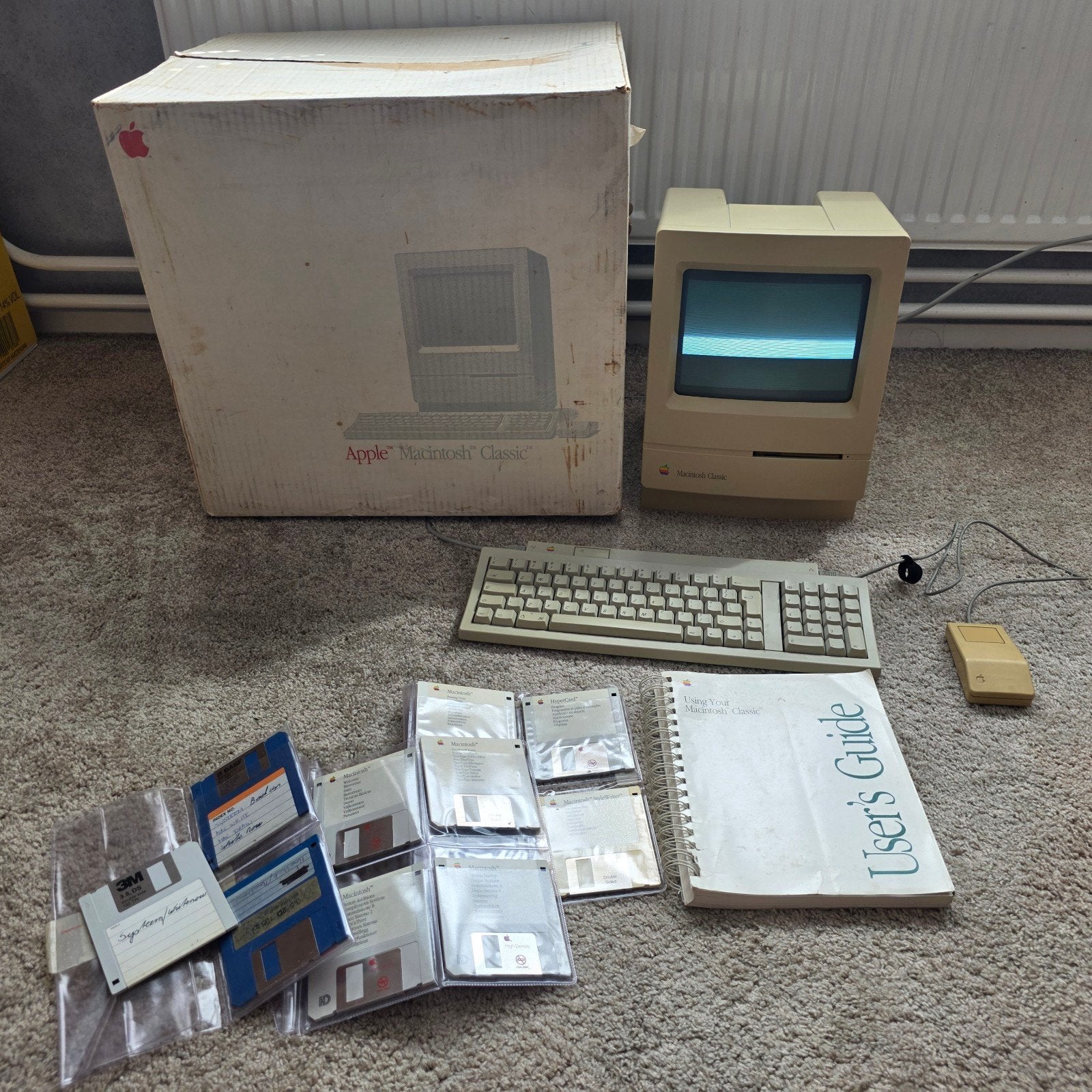 Macintosh Classic boxed recapped, Computers en Software, Vintage Computers, Ophalen of Verzenden