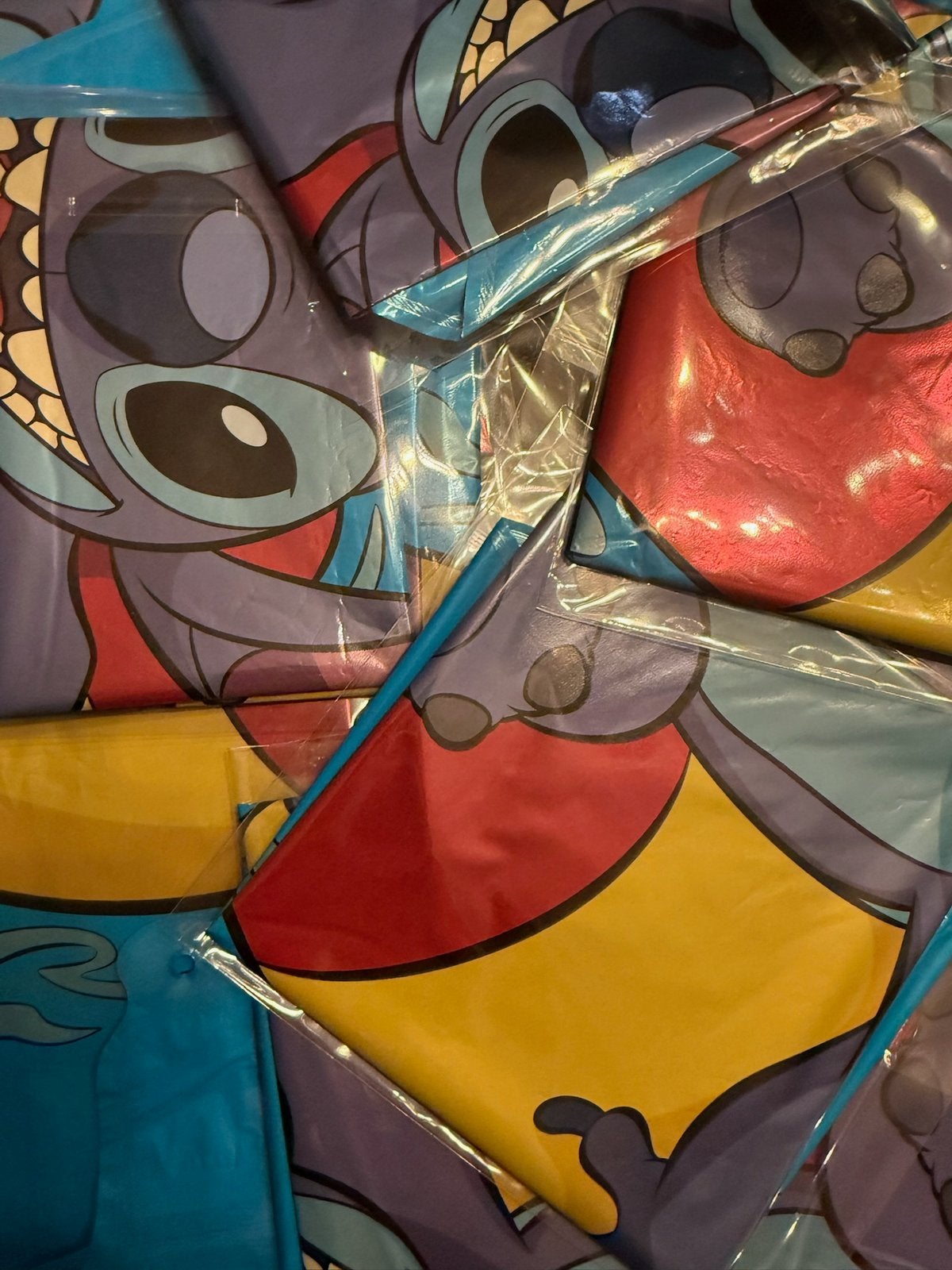 Stitch figuur folie ballon 60cm x 50cm, Hobby en Vrije tijd, Ophalen of Verzenden, Nieuw, Versiering, Verjaardag