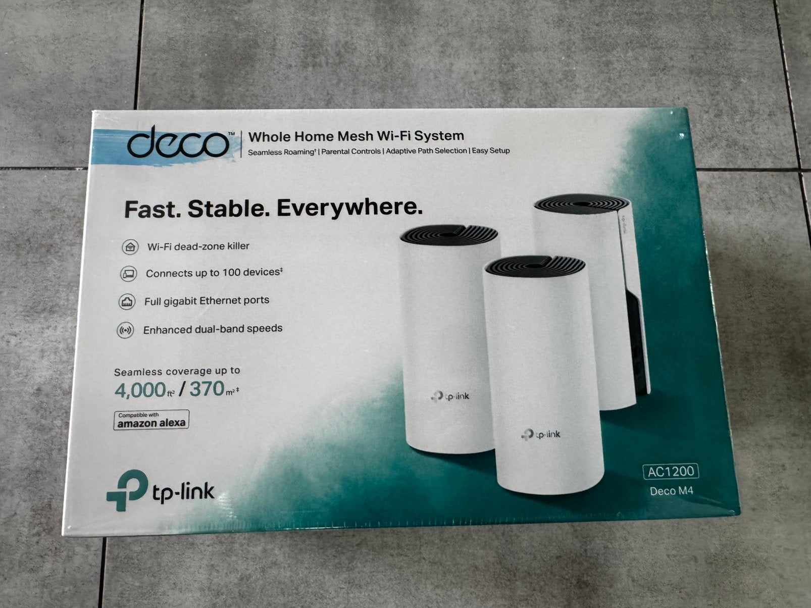 TP LINK DECO M4 AC1200 | GESEALED, Computers en Software, Ophalen of Verzenden, Nieuw