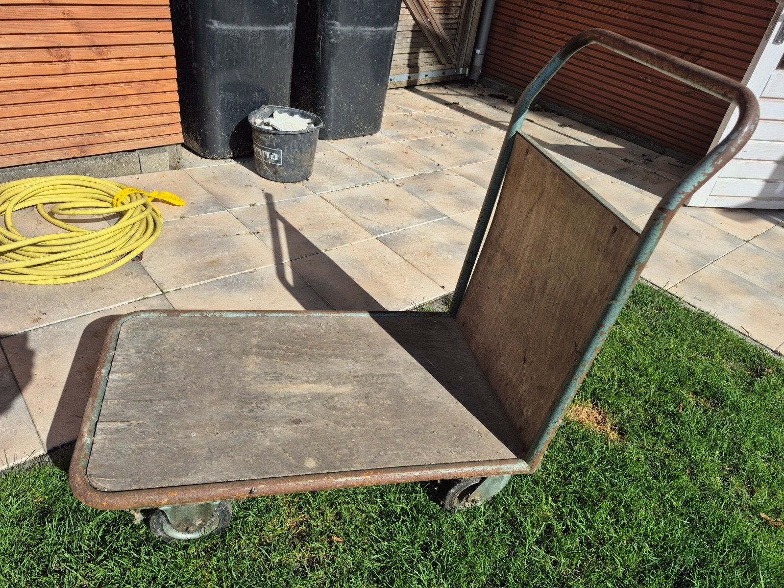 Oud Overtoom Transportkar - Robuust en Functioneel, Ophalen of Verzenden