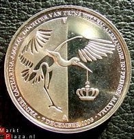 geboortepenning Amalia 2004, Postzegels en Munten, Ophalen of Verzenden, Overige materialen