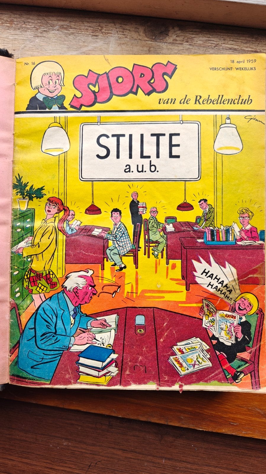 Gebonden collectie Sjors van de Rebellenclub 1959, Complete serie of reeks, Ophalen of Verzenden, Gelezen