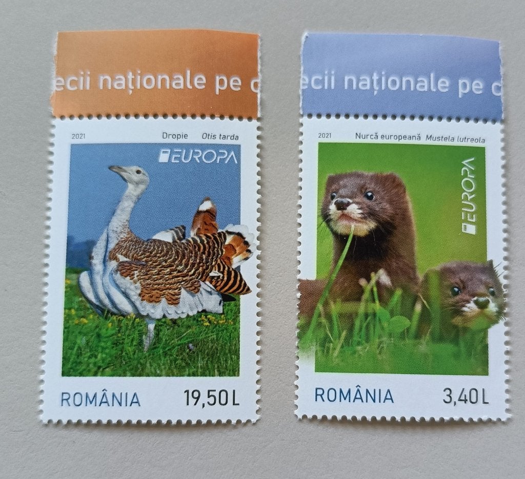 Roemenie-Romania 2021 cept PF mich 7850-51, Verzenden, Overige landen, Postfris