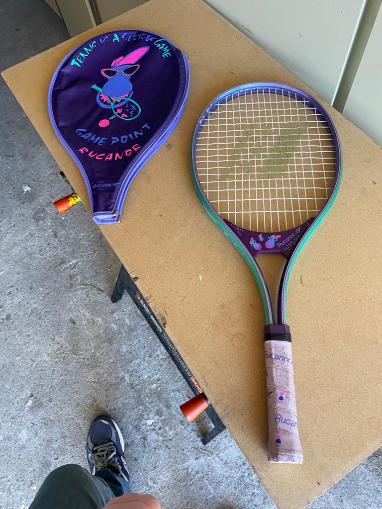 Vintage Wilson Graphite Kevlar en nog 2 andere, Ophalen of Verzenden, Gebruikt, Racket, Wilson