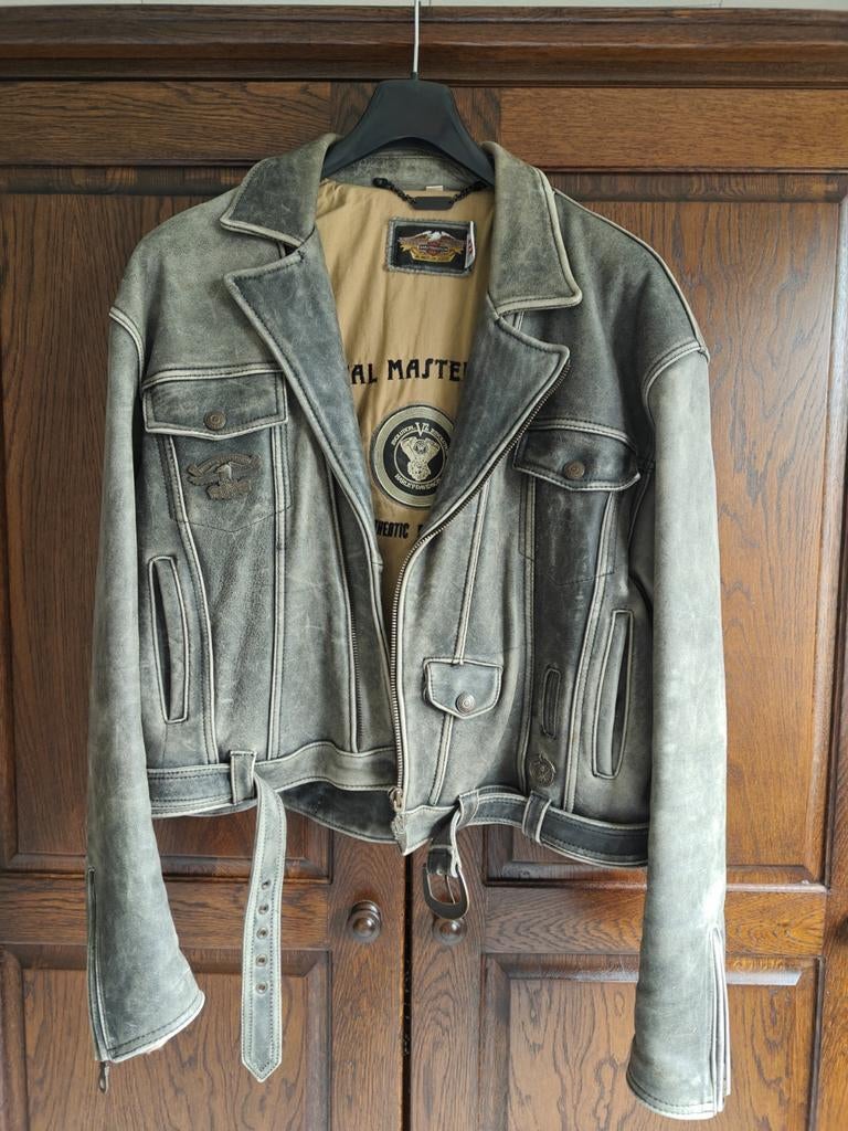 Harley-Davidson motorjas, Motoren, Harley-Davidson, Heren, Jas | leer, Ophalen of Verzenden